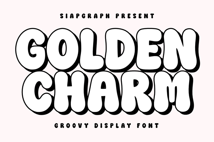 Golden Charm - Fun Groovy Font