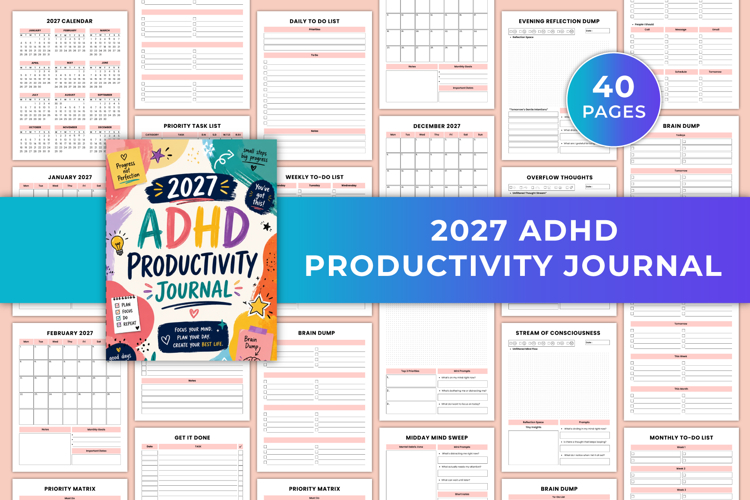 ADHD Daily Planner Templates Image 3