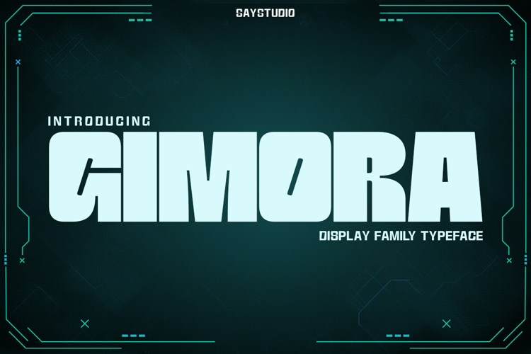 Display Game Typeface - Gimora