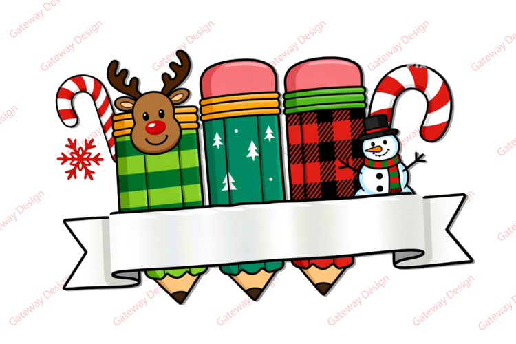 Personalized Teacher Christmas PNG/Sublimation Designs