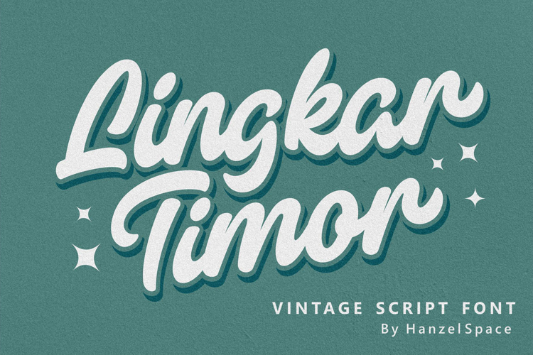 Lingkar Timor - Vintage Script Font