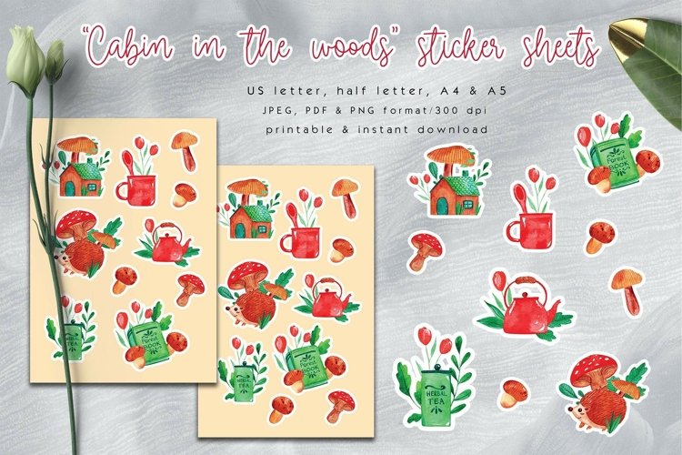 Cozy Sticker Sheets example image 1