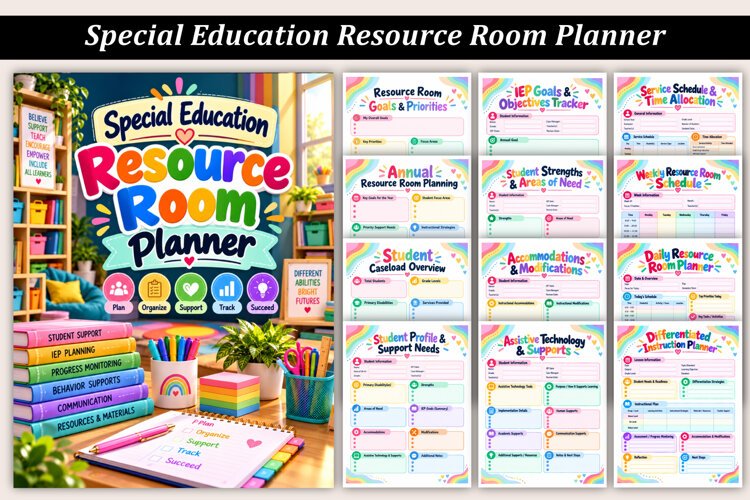 Special Education Resource Room Planner example image 1