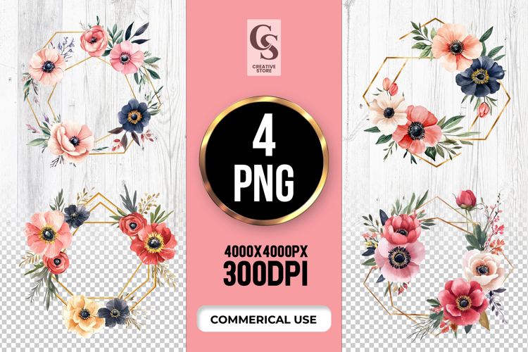 Floral Border Png Image 19