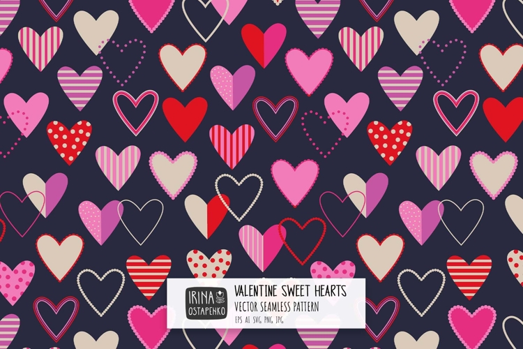 Valentine Sweet Hearts Pattern