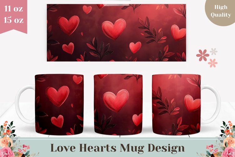 Red Hearts Png Image 9