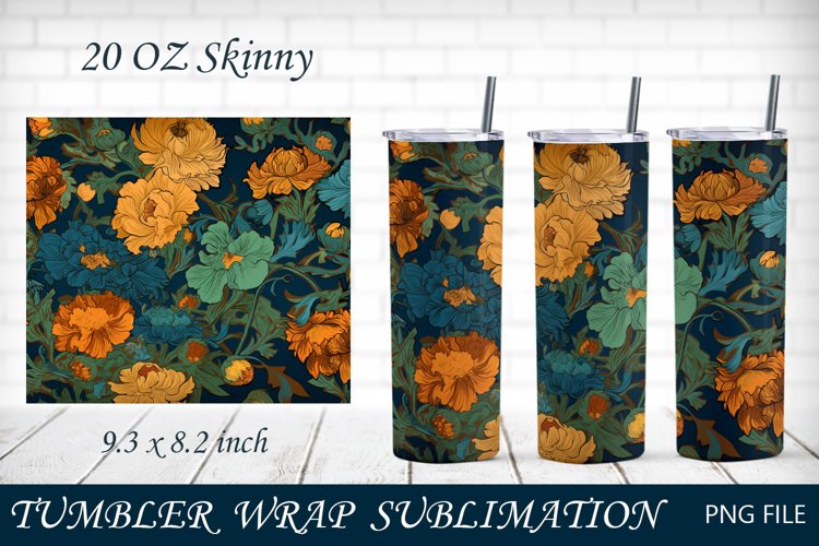 20 Oz Sublimation Tumbler Wrap Image 23