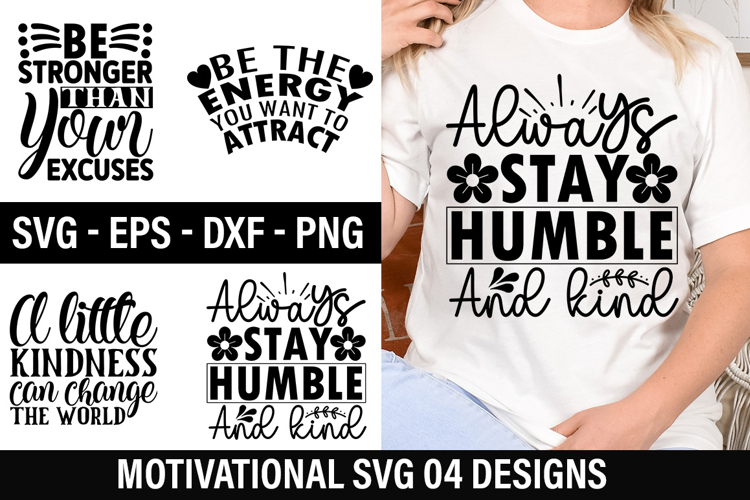 Motivational SVG Design - A little kindness can change the