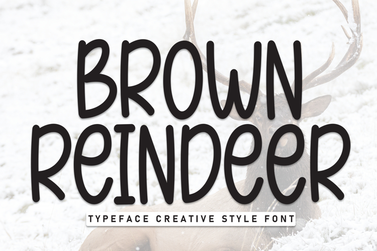 Brown Reindeer