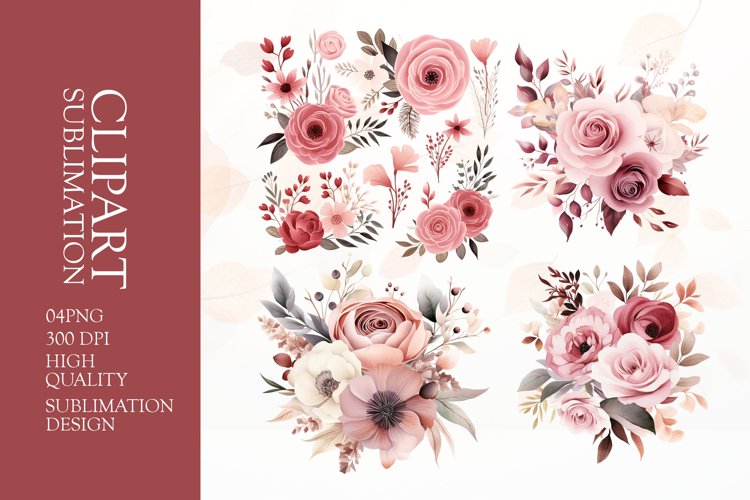 Flower Bouquet Clipart Image 23