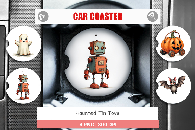 Haunted Toys Car Coaster