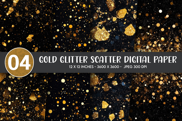 Gold Sparkle Background Image 10