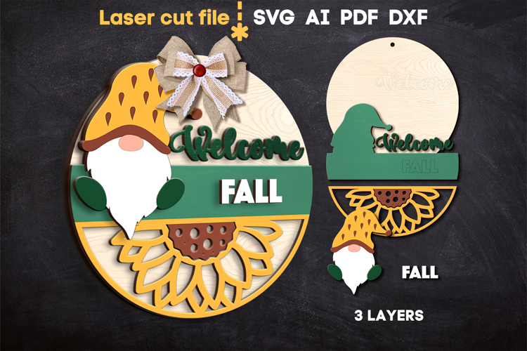 Fall Gnome Svg Image 24