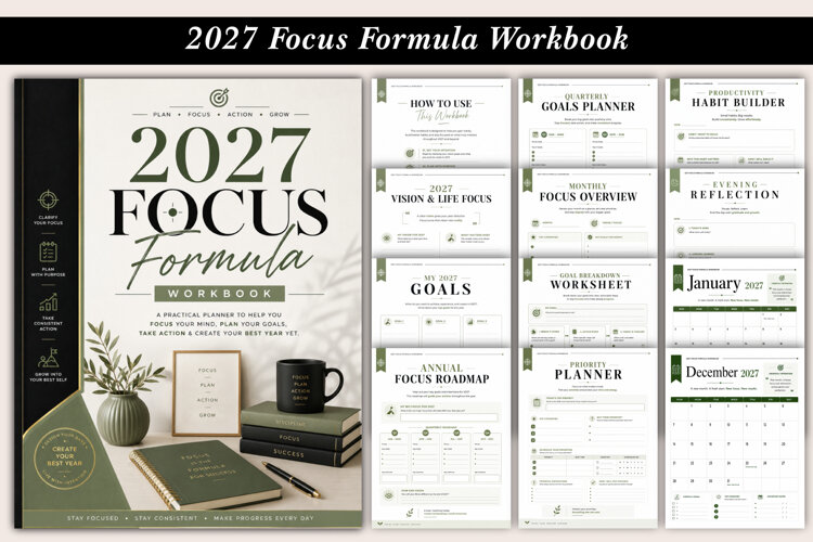2027 Focus Formula Workbook example image 1