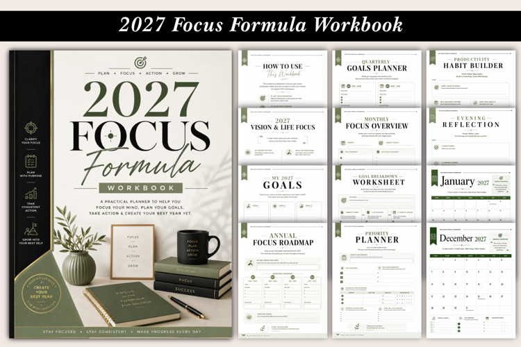 2027 Focus Formula Workbook