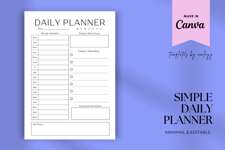 Printable Schedule Template Image 3