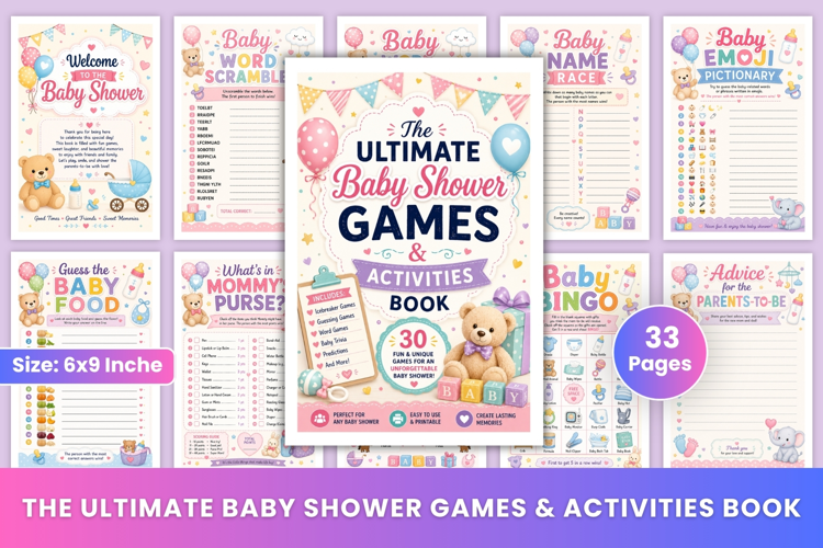 The Ultimate Baby Shower Games & Activities Book