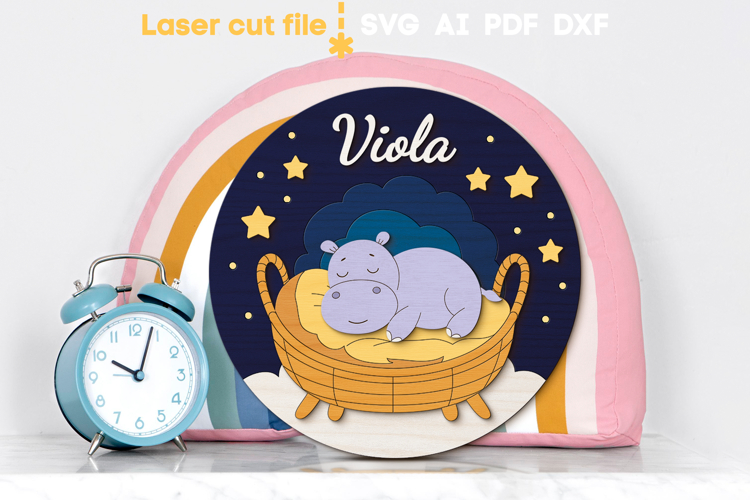 Hippo Svg Image 2