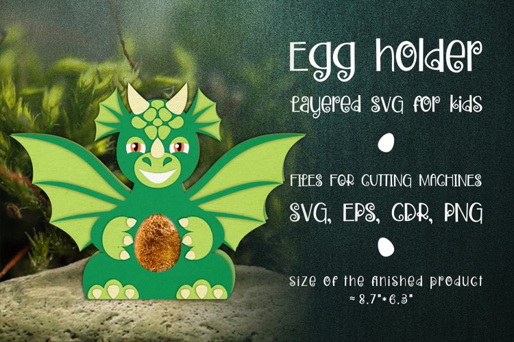 Dragon Easter Egg Holder Template