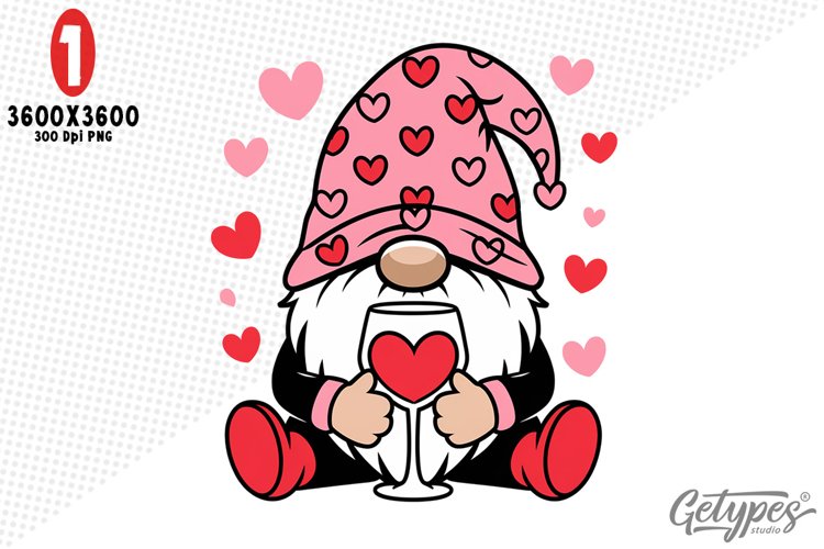 Valentine Gnome Clipart Image 22