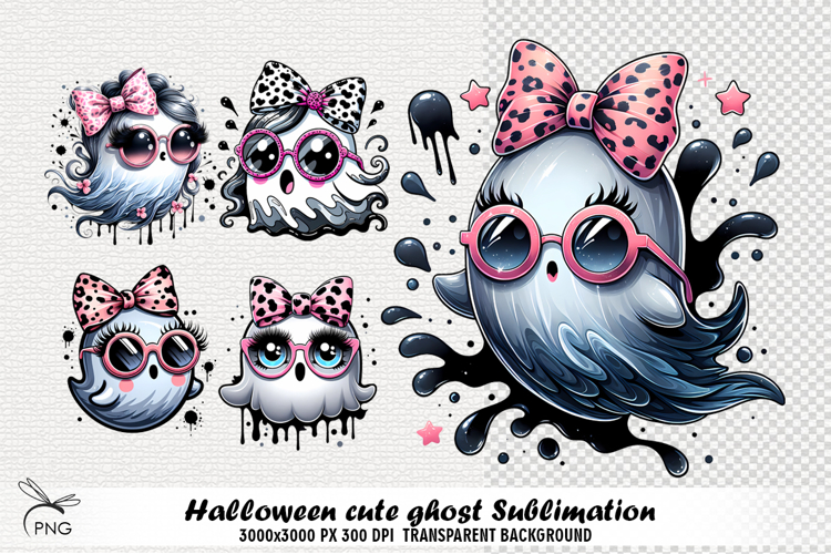 Halloween cute ghost Sublimation