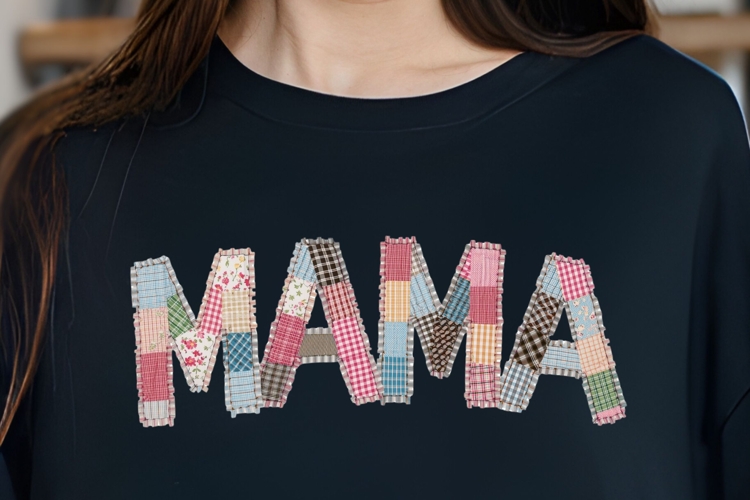 Vol.5 Patchwork Fabric Mama - PNG