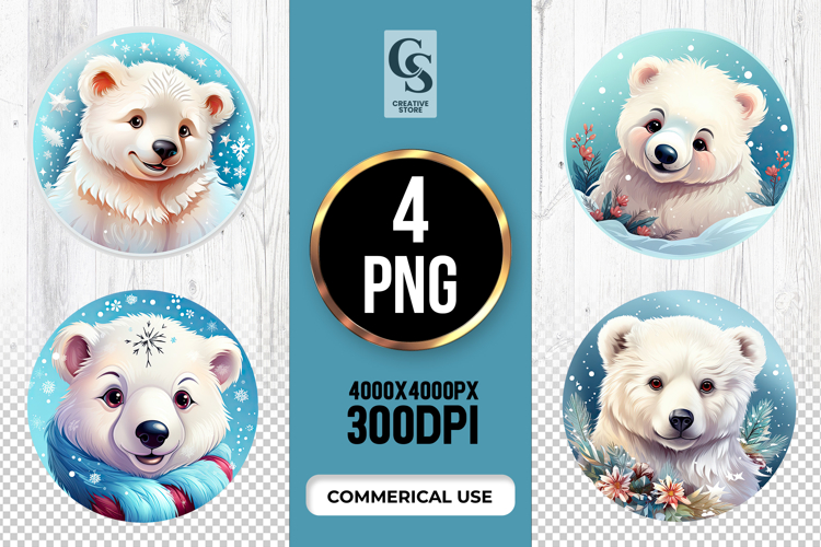 Polar Bear Clipart Image 14