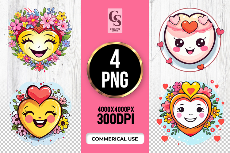 Cute heart clipart Image 2