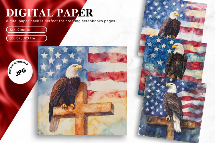 4th of July Patriotic USA American Flag Background Wallpaper