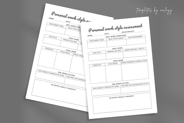 Work Planner Template