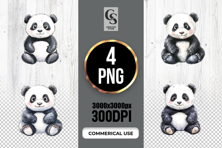 Panda Clipart Image 6