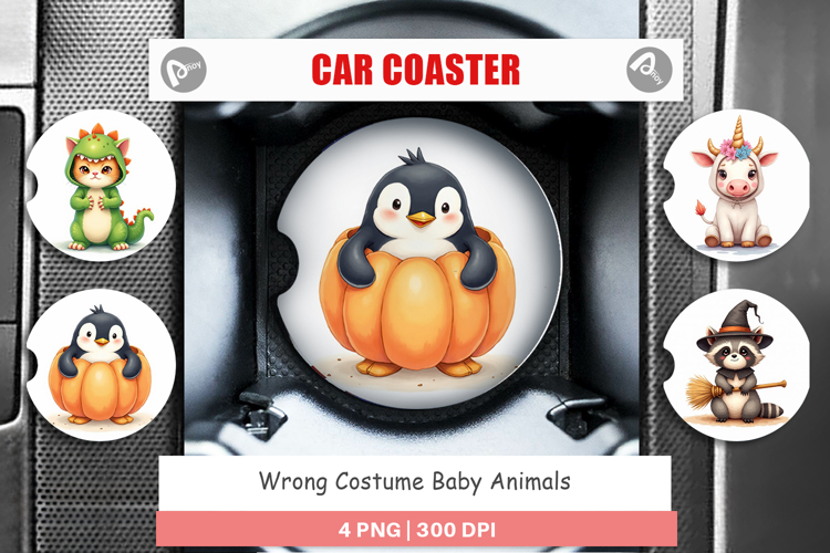 Car Coaster Sublimation Template  Image 2