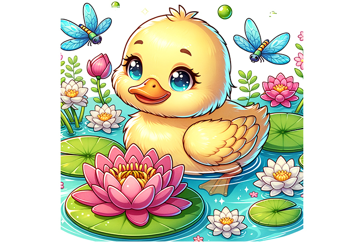 Cute Duck Clipart Image 21