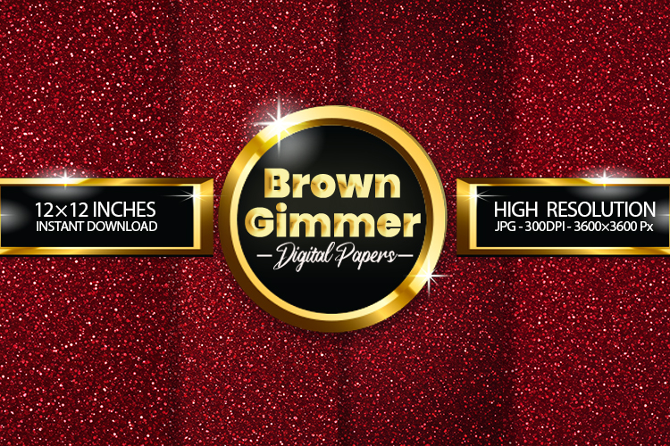 Brown Gimmer Digital Papers - 04 Variations