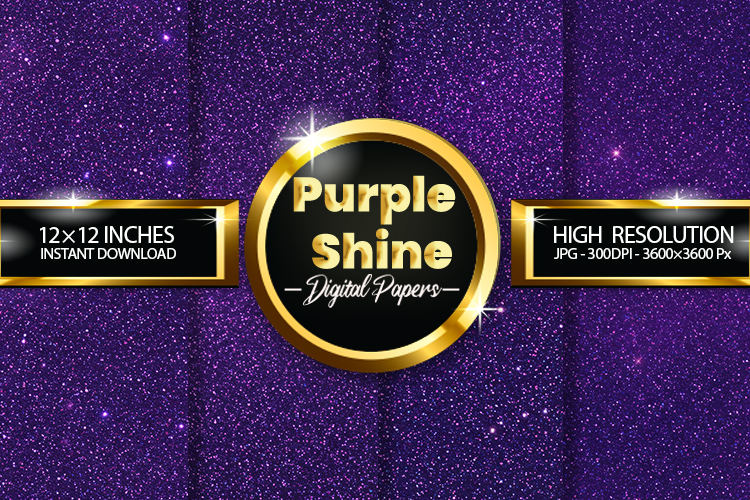 Purple Glitter Background Image 6