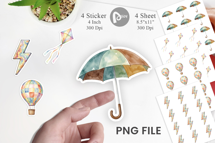 Retro 70s Sun Celestial Sticker