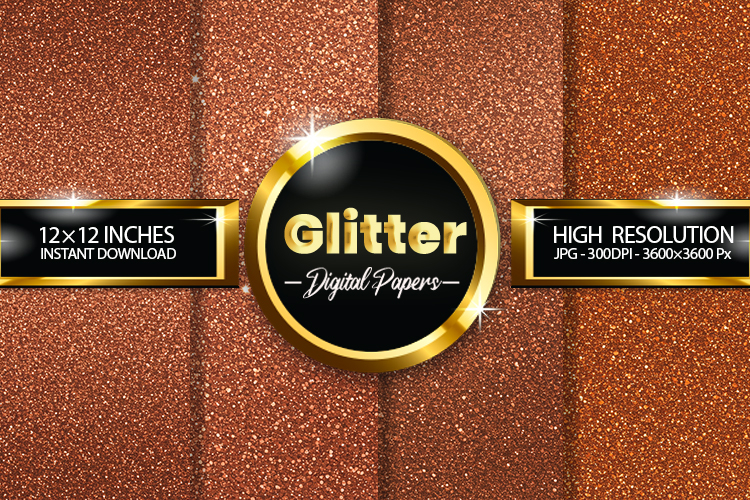 Glitter Digital Papers - 04 Variations