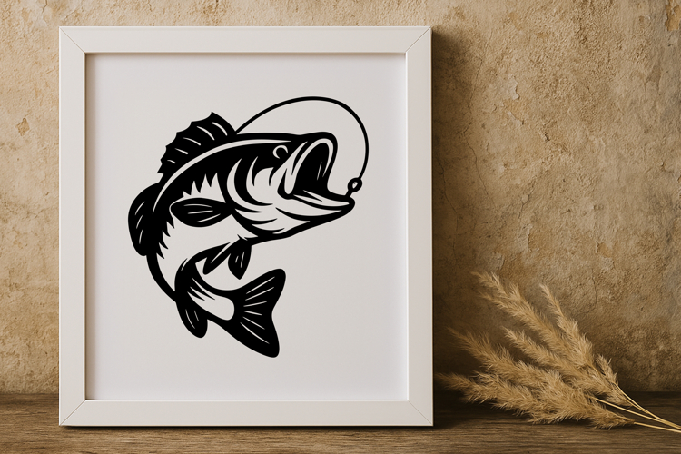 Fishing Dxf Image 13
