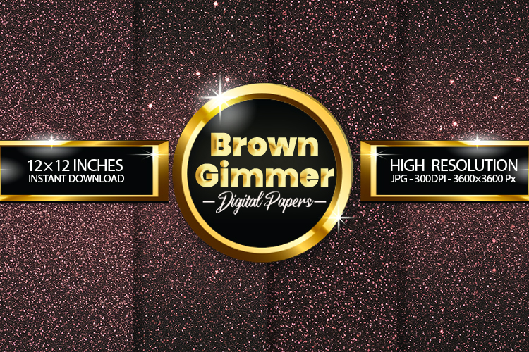 Brown Gimmer Digital Papers - 04 Variations