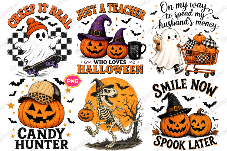Funny Halloween Shirt, Spooky Season PNG, Ghost Sublimation