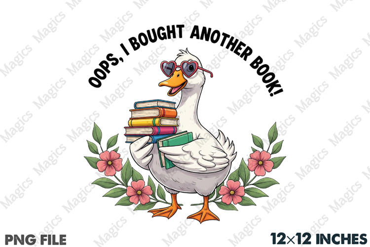 Oops I Bought Another Book Png T-shirt