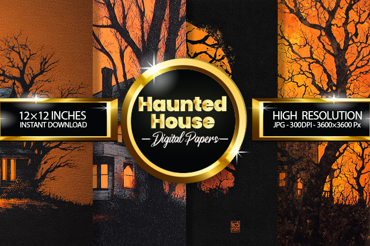 Haunted House Clipart Image 2