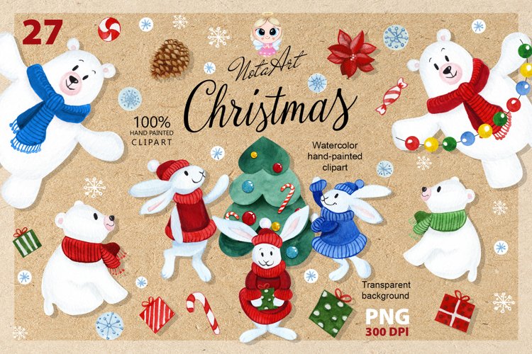 Winter Animals Clipart Image 16