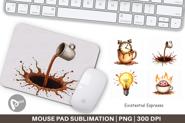 Existential Espresso Mouse Pad