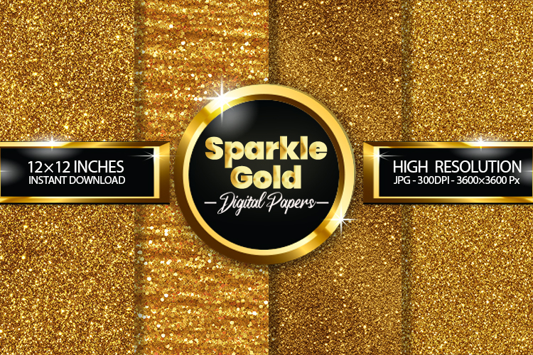 Gold Sparkle Background