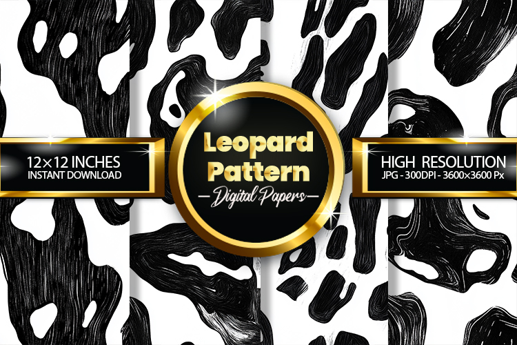 Leopard Print Clipart Image 15