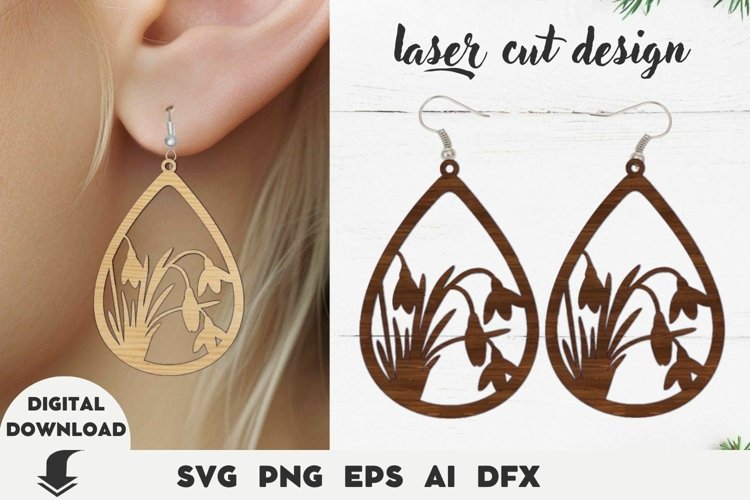 Glowforge Earrings Image 6