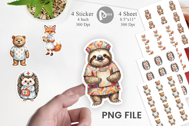 Nurse Sublimation Designs