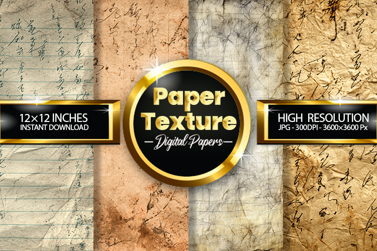 Paper Texture Digital Papers - 04 Variations