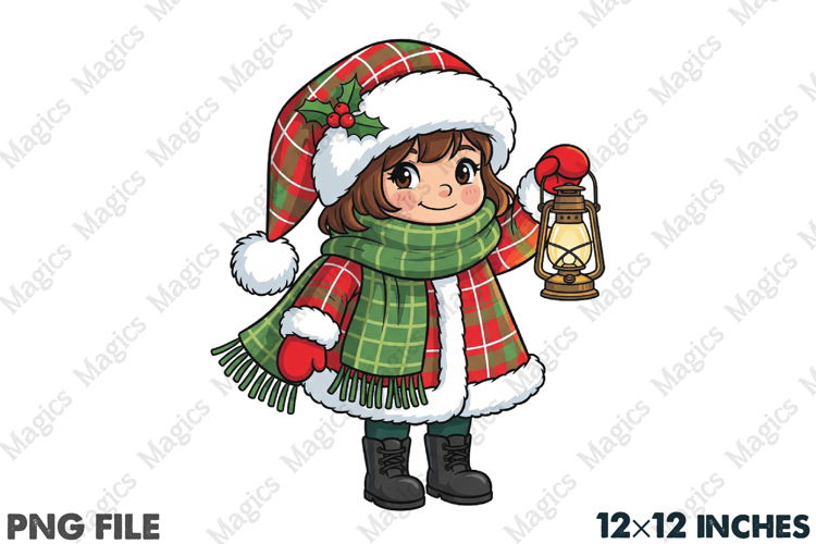 Christmas Gnome Sublimation Clipart PNG